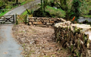 Walling at Babeny Farm