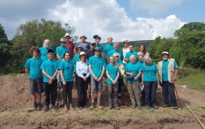 Group shot of the North Hall Dig Team